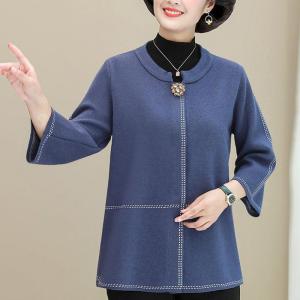 セーター 高齢者 女性 レディース ニットカー...の詳細画像4