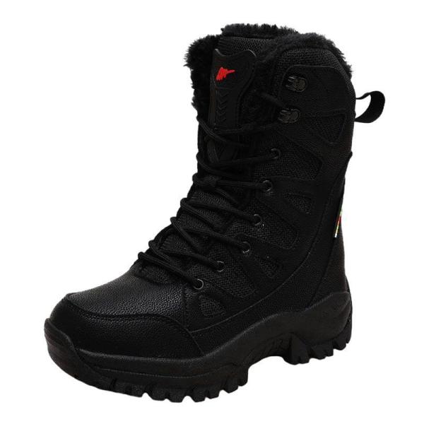 雪用 タクティカルブーツ メンズ レディース ウィンターブーツ 防寒靴 裏ボア ミリタリー コンバッ...