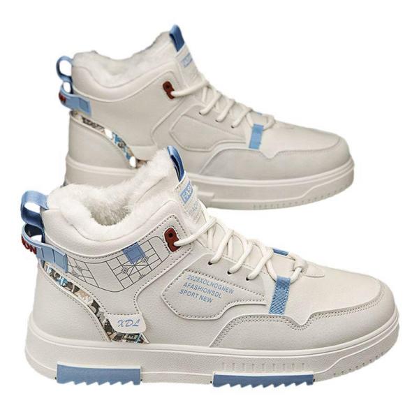 メンズ スニーカー 冬靴 スノーシューズ 冬用ブーツ 雨 pvc ハイカット スノウ 耐滑 ウォータ...