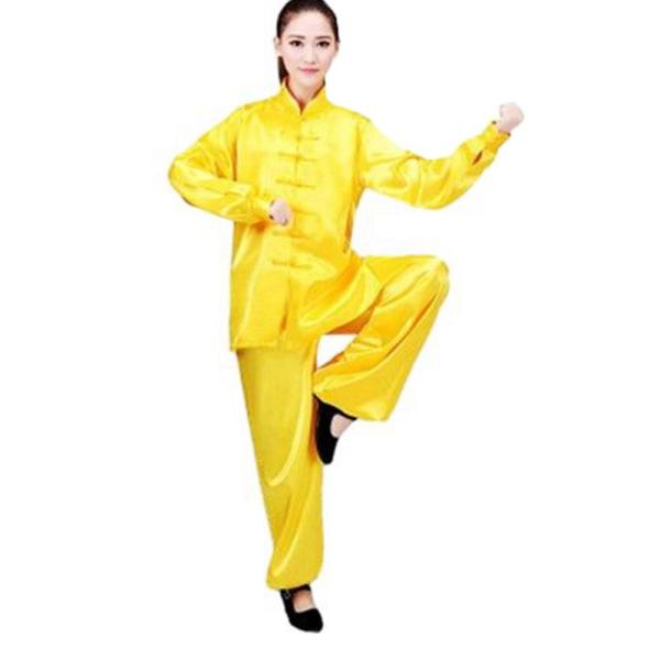 レディース メンズ 太極拳服 武術シャツ 長袖 上下セット 通気吸湿 軽い 大きいサイズ カジュアル...