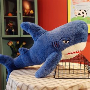 シャーク 抱きまくら ボディ枕 おもちゃ 鮫 さめ アニマル 大きい 可愛い 癒し 柔軟 天然 脱力系 すやすや ふわふわ もちもち 子供