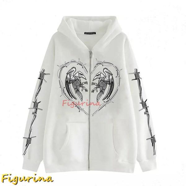 パーカー メンズ ジップアップパーカー レディース サブカルプリント トレーナー スウェット プルオ...