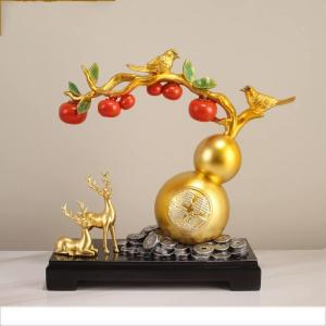 ひょうたん 瓢箪 屋久杉 工芸品 インテリア 一輪挿し 縁起物 置物 金運