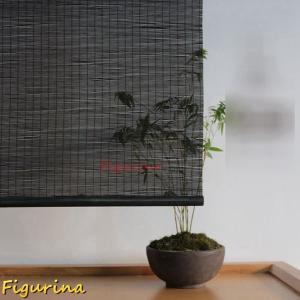 竹製ロールアップスクリーン 約88×180cm すだれ 竹製 日差し 夏 涼感