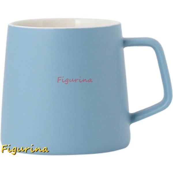 マグカップ 陶器 400ml 浅青色 クリスマス ギフト カップル ホーム オフィス コーヒーショッ...