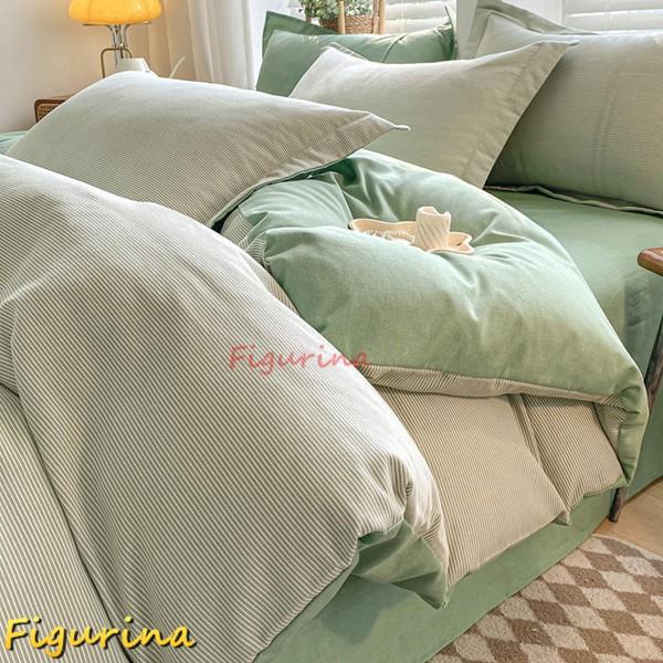 掛け布団カバー 冬用 寝具カバーセット 4点セット 布団カバー 洗える 布団かばー シンプル ベット...