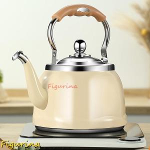 大容量ケトル 広口ティーポット IH対応 防錆性 01 ガス火/IH対応 笛吹ケトル ギフト ヤカン ステンレス製 大容量 やかん 4L