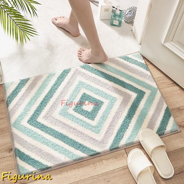 バスマット 50*80cm 風呂マット 足ふきマット 北欧デザイン 速乾 吸水 ソフトタッチ 足ふき...
