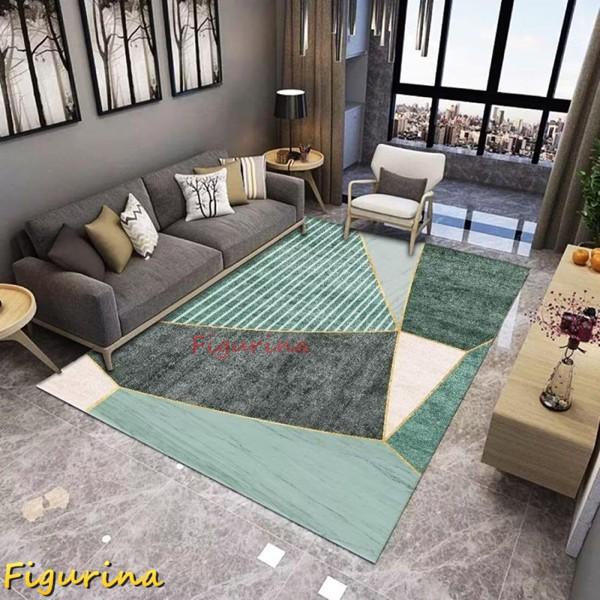 ラグ カーペット 幾何学 ラグマット 80cm*160cm 北欧 モダン 滑り止め 長方形 柔らかい...