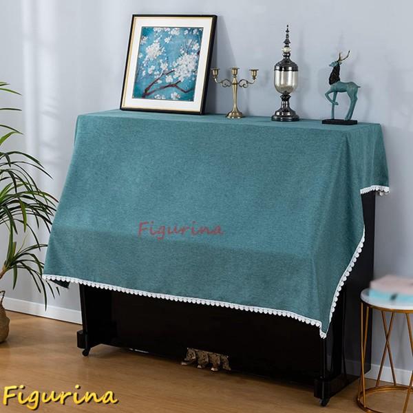 ピアノカバー トップカバー ハーフカバー 布 柔らかい 欧風 シンプル 無地 遮光 防塵 軽量 汚れ...