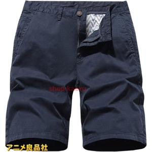 カーゴパンツ ハーフ メンズ 夏 ゆったり シ...の詳細画像2