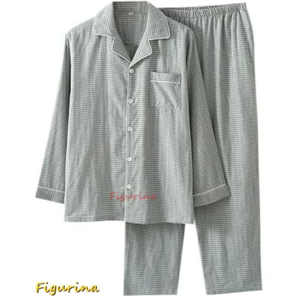 パジャマ メンズ 吸汗 夏 薄手 長袖 大きいサイズ ルームウェア 肌に優しい 上下セット 部屋着 ...