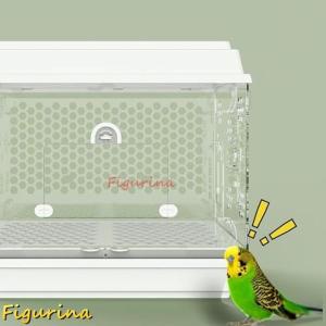 鳥かご 鳥ケージ 大型 豪華セット 透明アクリ...の詳細画像1