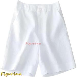 ショートパンツ レディース 短パン 半ズボン キュロットパンツ 夏 ハーフパンツ ハイウエスト Aライン 快適 ポケット付き 無地 着痩せ
