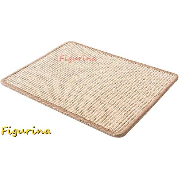 猫スクラッチャーマット 40cm×30cm サイザル麻猫爪とぎパッドおもちゃ 猫スクラッチポストラグ...