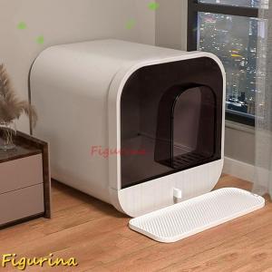 猫トイレ ドーム型 大型 猫用トイレ本体 システム 引き出し式 猫砂飛散防止 掃除簡単 キャットトイレ 密閉型 ドア付き 抗菌防臭 猫用品
