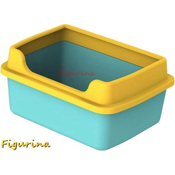 猫 トイレ 猫 38x29x18.5cm トイレシート 猫トイレ 大型 トイレ おしゃれ 猫用トイレ...