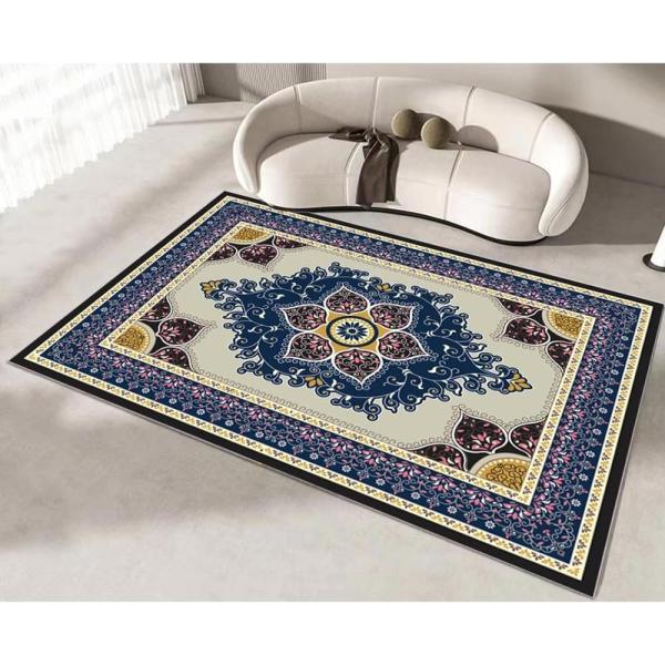 カーペット センターマット ペルシャ風 ふわふわ 心地良い オシャレ 80X160cm 掃除易い 吸...