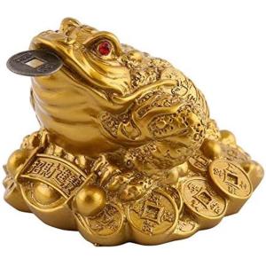 中国工芸品　三脚蟾蜍(さんきゃくせんじょ)財運を招く縁起物　木色 三脚蟾蜍（さんきゃくせんじょ) 三本足の蛙 金運アップ 風水 家内安全