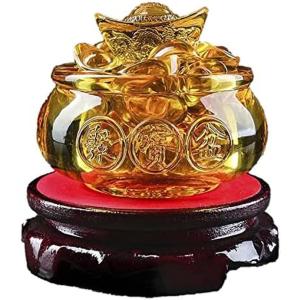 招財樹 金のなる木 黄水晶 シトリン 風水アイテム インテリア 金運祈願