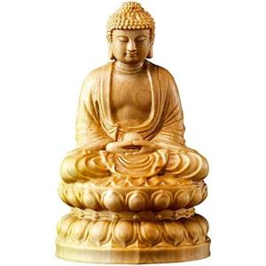 美品 木彫り 仏像 開運 七福神 弁財天 高級 天然 ツゲ 置物 辨財天