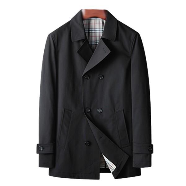 ジャケット スプリングコート メンズ 春秋 テーラードカラー ビジネス カジュアル ショート丈 トレ...