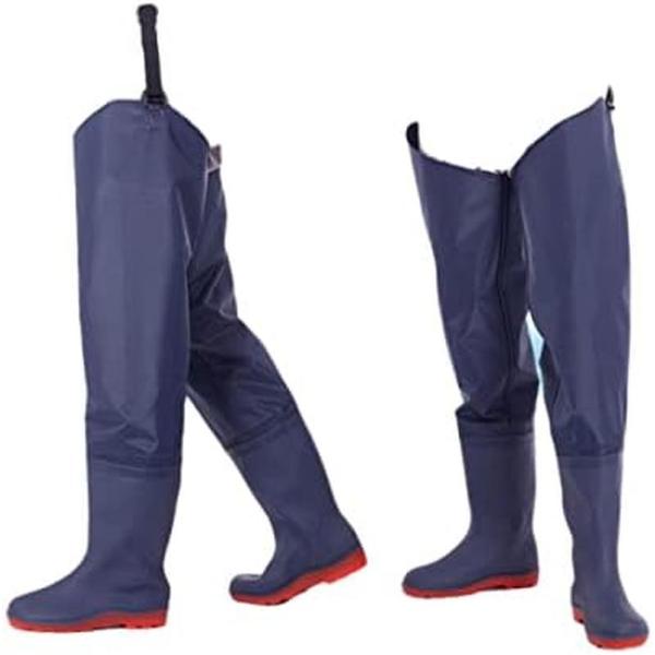 長靴 レインブーツ ロング 農業長靴 防水 防滑 メンズ 折りたたみ 防水シューズ 釣り 作業 ニー...