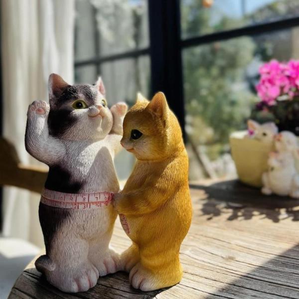 屋外 防水 猫 ガーデニング 置物 ガーデンオーナメント オブジェ インテリア雑貨 かわいい 誕生日...