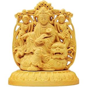 木彫り 仏像 【観音 様】 仏教美術品 観音像彫刻 観世音菩薩 観自在