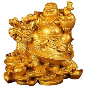 『２つの値段❗』布袋様 陶器 インテリア 七福神 置物　焼き物 縁起かつぎ 七福神 縁起かつぎ 置物（布袋さま）〈1個〉 瀬戸焼 |皿や