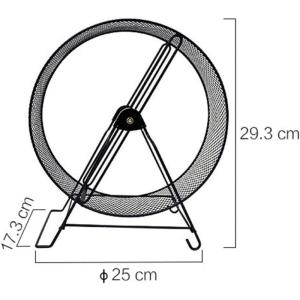 回し車 25cm メダル 大直径 青 ハムスタ...の詳細画像3