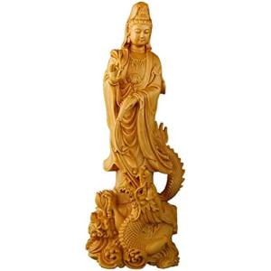 特大サイズ 九龍観音像 観音菩薩像 中国神話 竜生九子 仏像 縁起物