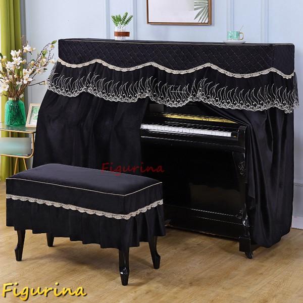 ピアノカバー フルカバー ピアノ用カバー アップライトピアノカバー フリル付き 欧風 おしゃれ 花柄...
