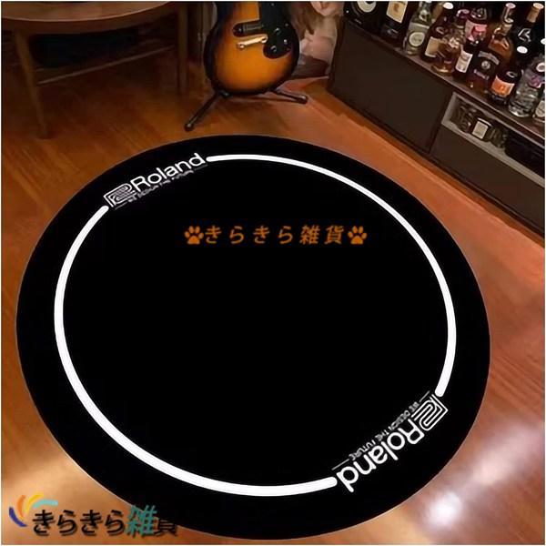 ドラム防音フロアマット 厚みのあるエレクトリックドラム 防音ショックアブソーバー サイレンサー ノイ...