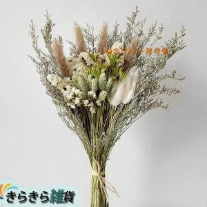 オバナ インテリアフラワー かすみ草 ブーケ ドライフラワー 卓上 花束 木綿 プリザーブドフラワー リビング バースデー 乾燥 リアル 在宅