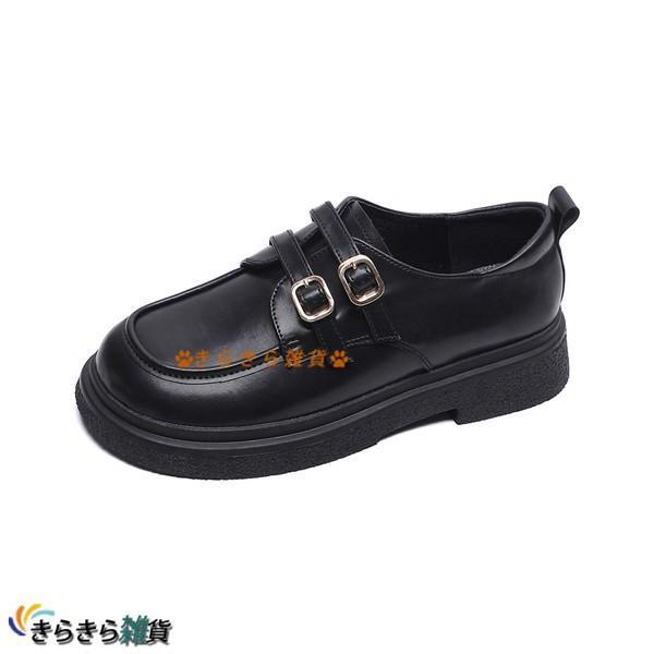 ロリータシューズ パンプス メイド靴 レディース ダブルストラップ ローファー 可愛い 原宿系 おで...