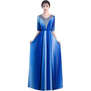 パーティードレス ロングドレス レディース ピアノ 発表会 演奏会用 ステージ お呼ばれ 二次会 コ...