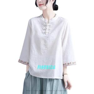 Tシャツ レディース カットソー チャイナ シャ...の商品画像