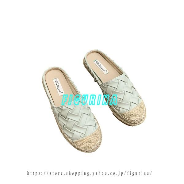 ミュール レディース ジュートシューズ スニーカー エスパドリーユ ジュート底 スリッポン スリッパ...