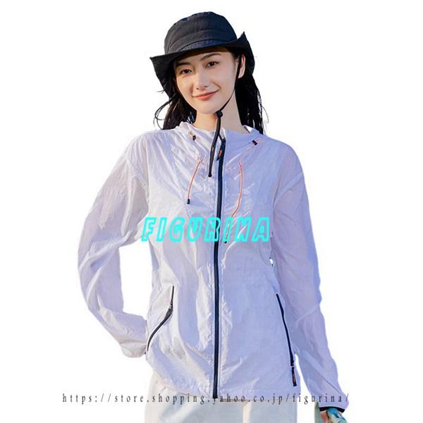 日焼け止め服 ラッシュガード レディース UPF50+ ジャケット UVカット ジャンパー カジュア...