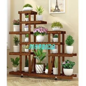 花台 ロータイプ 3点セット 木製 フラワースタンド プランタースタンド