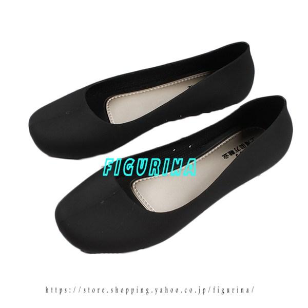 防水シューズ レディース レインパンプス スリッポン 晴雨兼用 レインシューズ ローカット フラット...