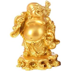 七福神 布袋様 布袋尊 真鍮製 置物 古銅 幸運 金運アップ 風水