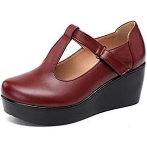 柔らかい パンプス レディース ラウンドトゥ 厚底 プラットフォーム ウェッジソール パンプス 大きいサイズ 防滑 コンフォート おしゃれ