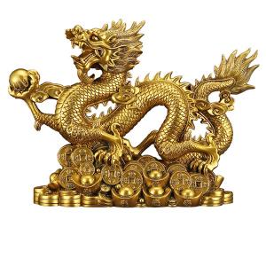 龍の置物 昇運金龍 干支 風水 龍 珠戯れ龍 商売繁盛 風水グッズ 開運昇運 祈願 機運上昇 厄除け お守り インテリア ドラゴン縁起物