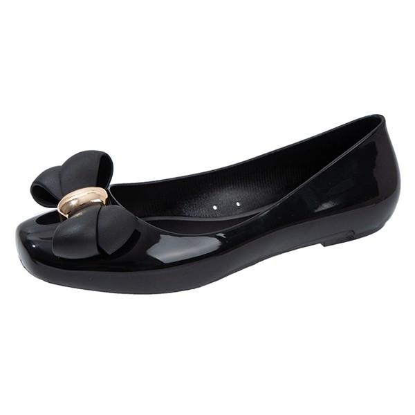 防水パンプス レインシューズ レディース スリッポン ローカット ぺんこん 生活防水 雨用 軽量 滑...