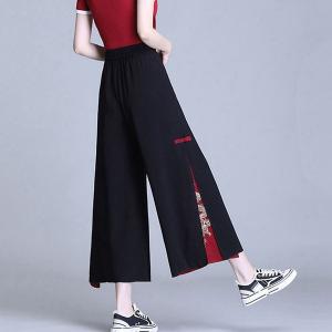 ガウチョパンツ ワイドパンツ スカーチョ 春 ...の詳細画像5