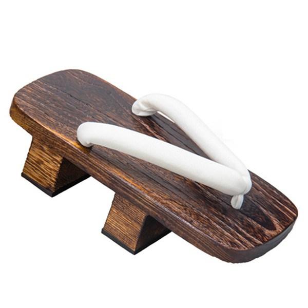 二枚歯 下駄 茶台 スリッパ メンズ サンダル 木製 ルームシューズ 鼻緒 男性 和装 滑り止め 耐...