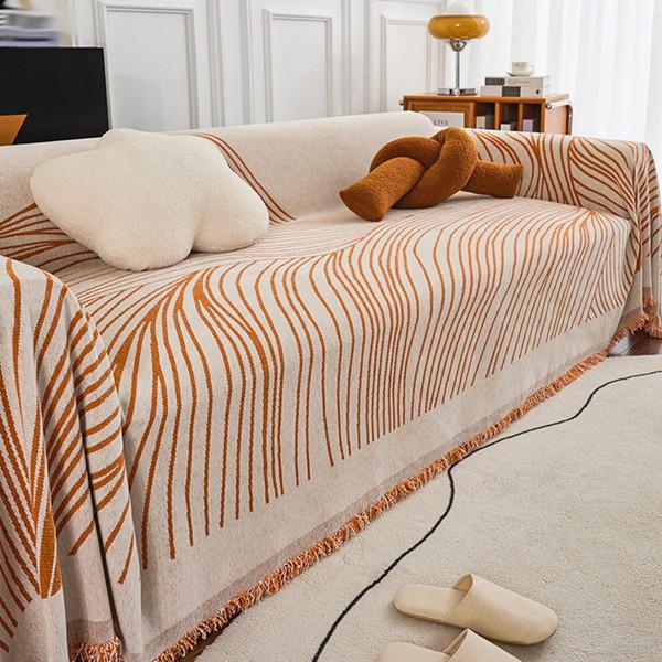 北欧風 ソファーカバー 1人掛け 4人掛け マルチカバー おしゃれ ストライプ ソファカバー 長方形...