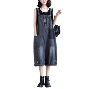 Levi's（リーバイス） レディース ショートオール ヒッコリー 17877